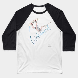 Wakeboarding Baseball T-Shirt